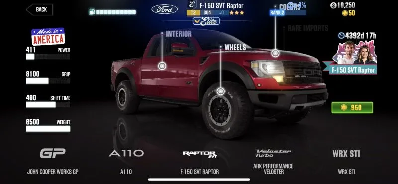 ford f-150 svt raptor csr racing 2