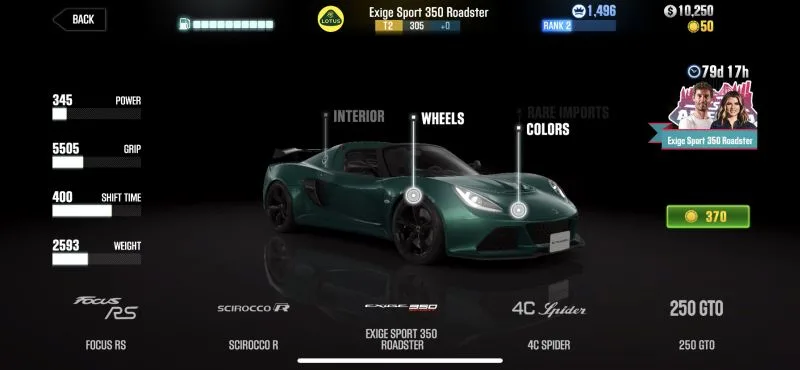 lotus exige sport 350 roadster csr racing 2