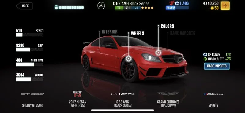 mercedes-benz c 63 amg black series csr racing 2