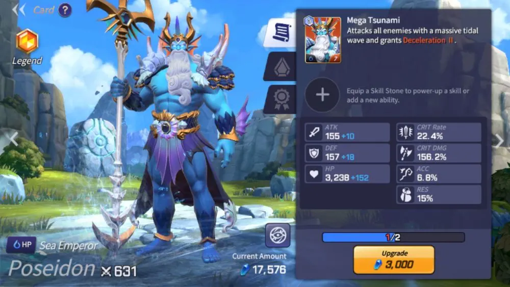 poseidon summoners war