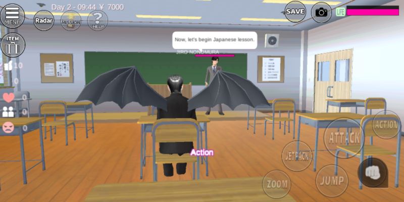 sakura school simulator classroom