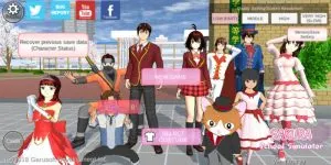 sakura school simulator menu