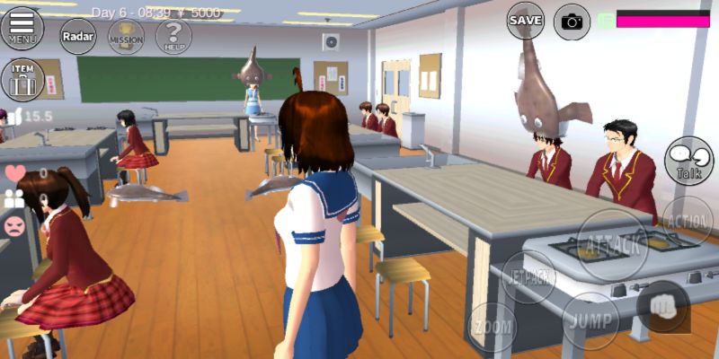 sakura school simulator monkfish