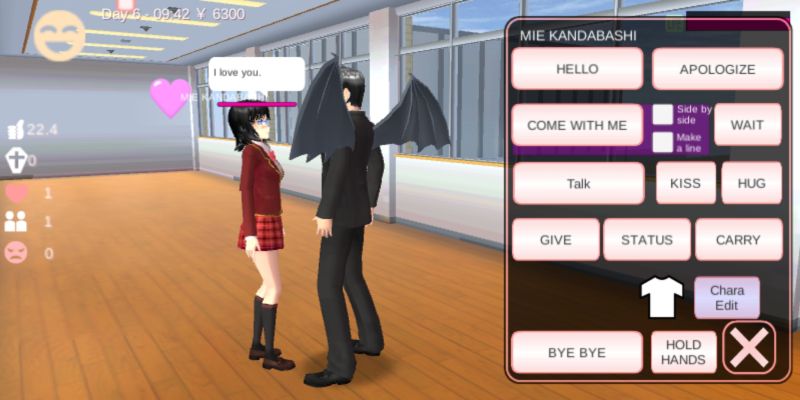 sakura school simulator relationship