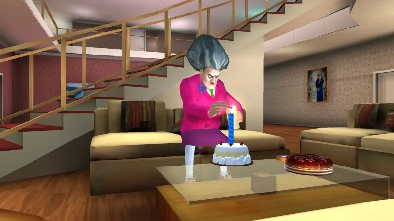 scary teacher 3d cake intro