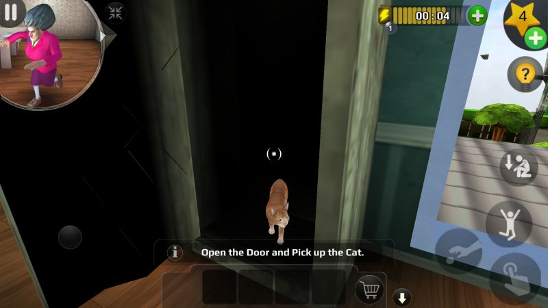 страшный учитель 3D кошка погоня