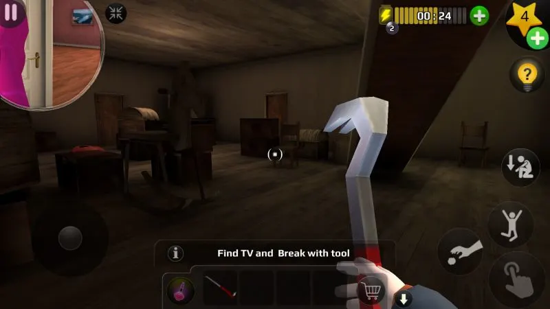 scary teacher 3d crowbar