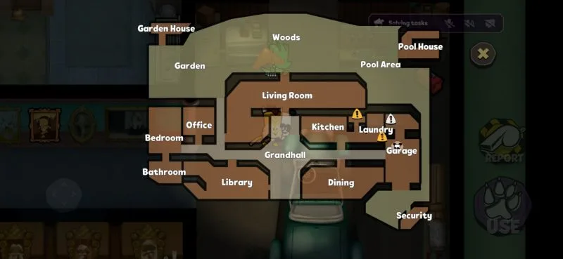 suspects mystery mansion map