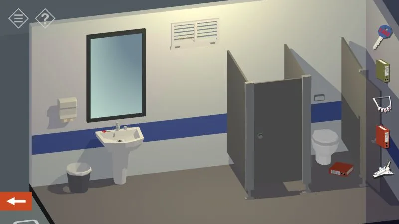 tiny room stories bank restroom