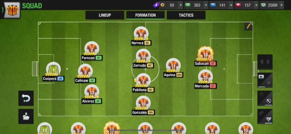 top eleven 2021 3-5-2 hard attacking formation