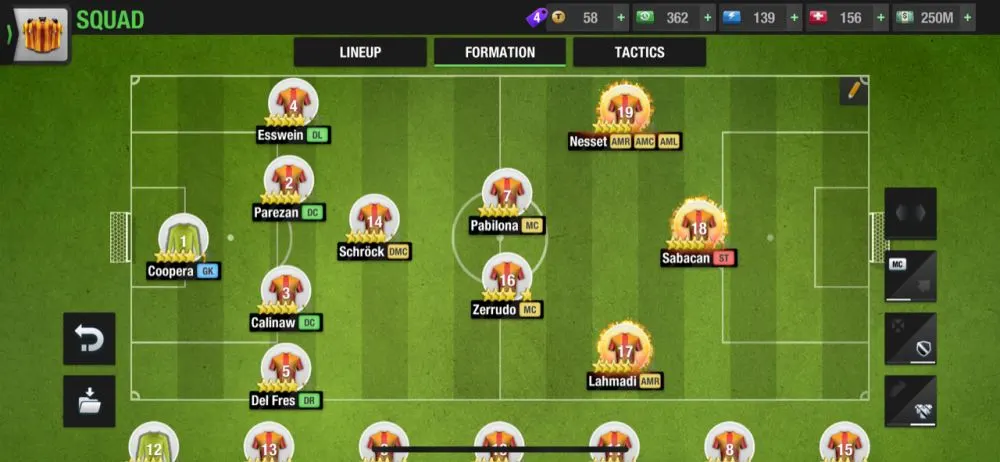 top eleven 2021 4-1-2-2-1 defensive formation