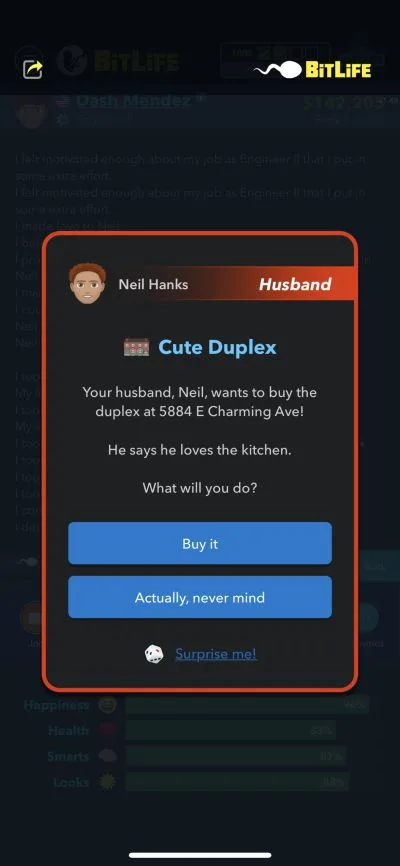 buying a house in bitlife