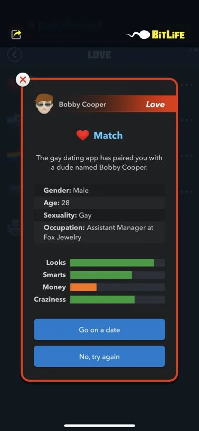 bitlife love match