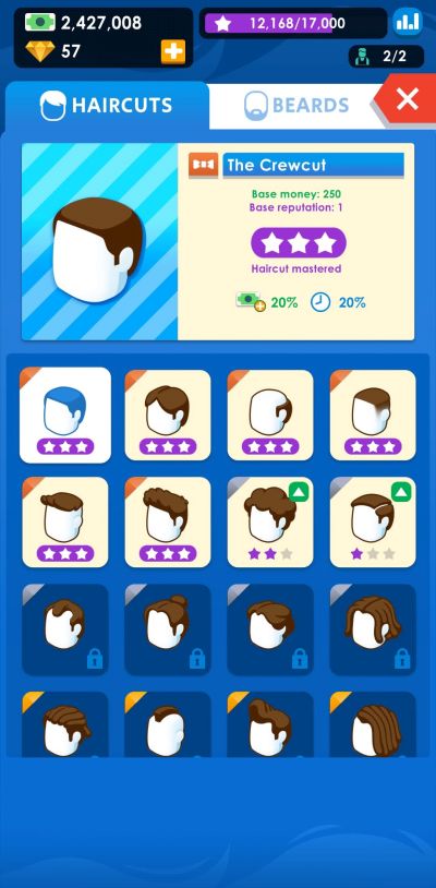 beards and haircuts idle barber shop tycoon