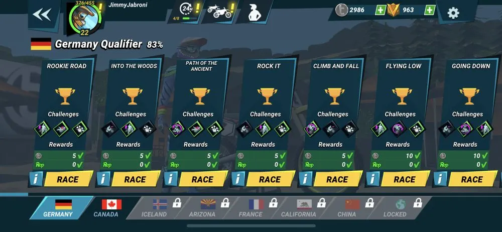 mad skills motocross 3 challenges