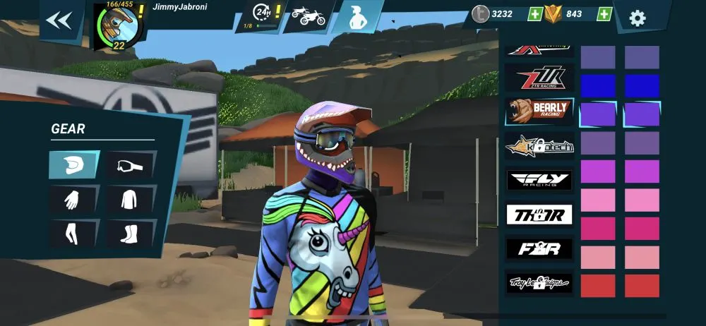 mad skills motocross 3 customizations