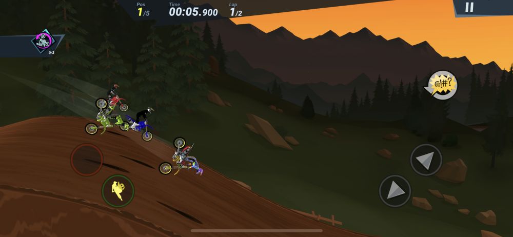 steadying the bike in mad skills motocross 3