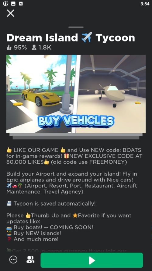 Roblox Dream Island Tycoon Codes July 2021 Level Winner - roblox hacks for build your dreams