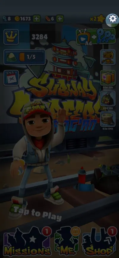 subway surfers codes step 1