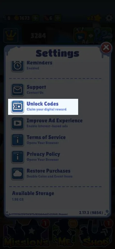 subway surfers codes step 3