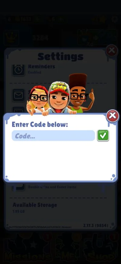 subway surfers codes step 4