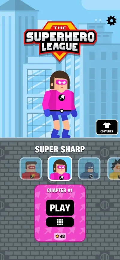 super sharp the superhero league