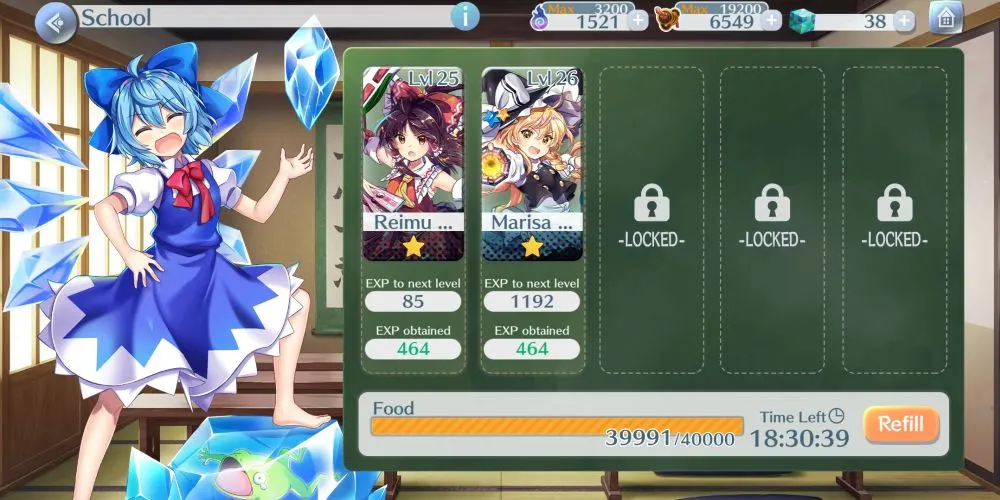 touhou lostword school