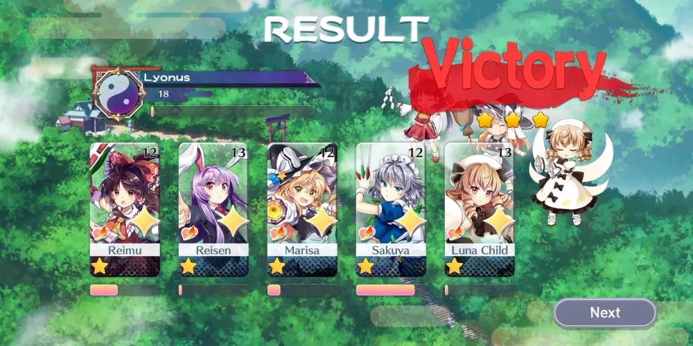 touhou lostword victory