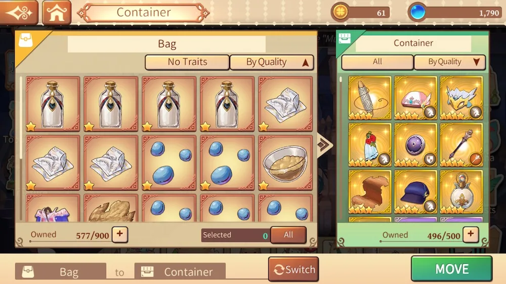 atelier online alchemist of bressisle bag