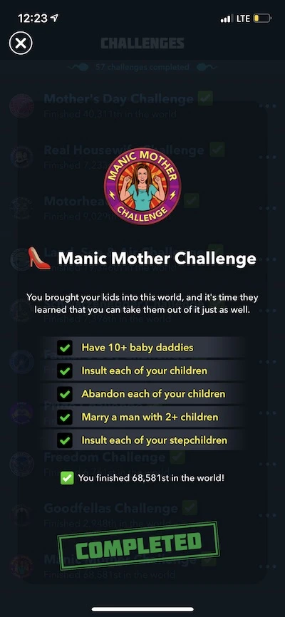 Bitlife Manic Mother Challenge Guide How To Complete The Manic Mother Challenge Level Winner Bitlife Manic Mother Challenge Guide How To Complete The Manic Mother Challenge Level Winner