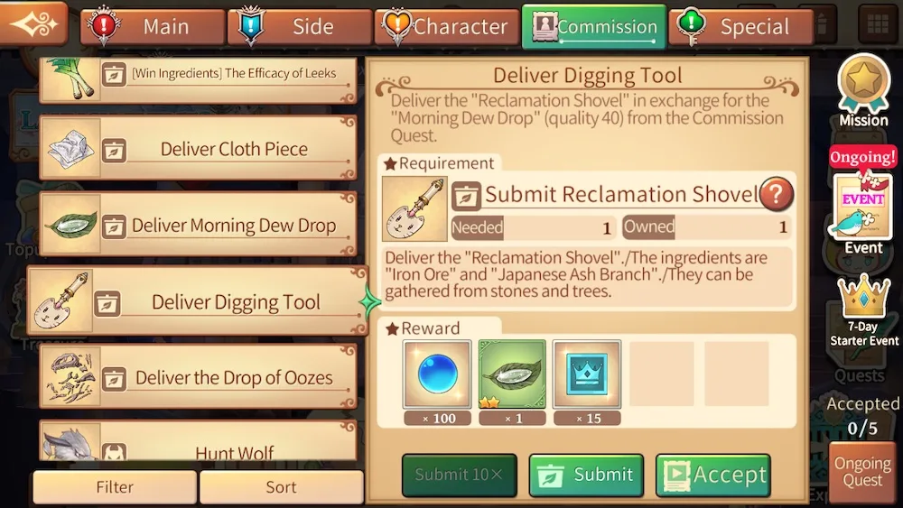 easy dews in atelier online alchemist of bressisle