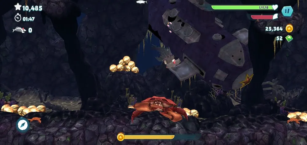 hungry shark evolution crab boss