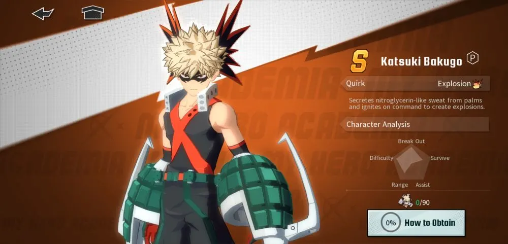 katsuki bakugo my hero academia the strongest hero