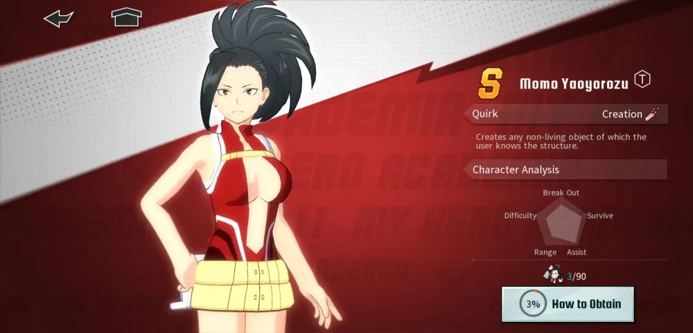 momo yaoyorozu my hero academia the strongest hero