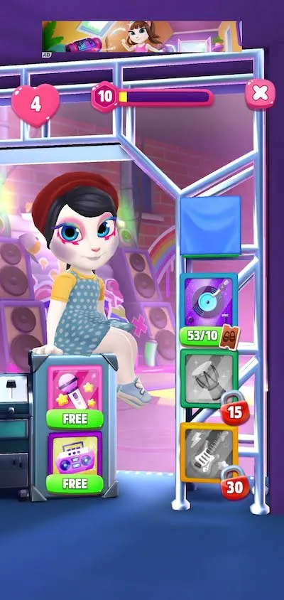 my talking angela 2 dance school