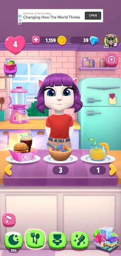 my talking angela 2 hunger