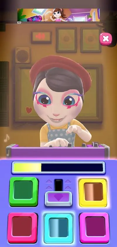 my talking angela 2 music shop