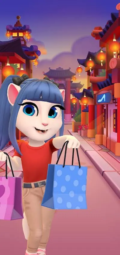 my talking angela 2 travelling
