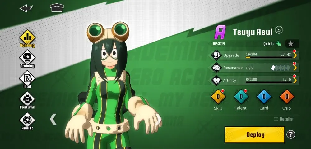 tsuyu asui my hero academia the strongest hero