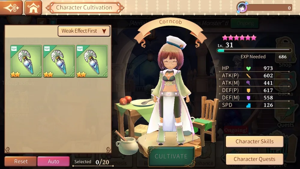 atelier online alchemist of bressisle character cultivation