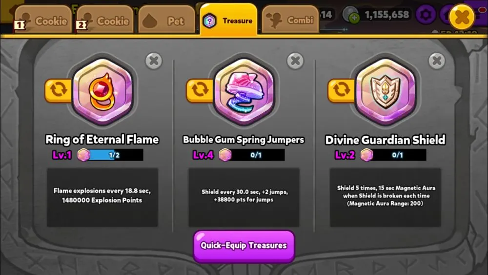 cookie run ovenbreak gear for the objective