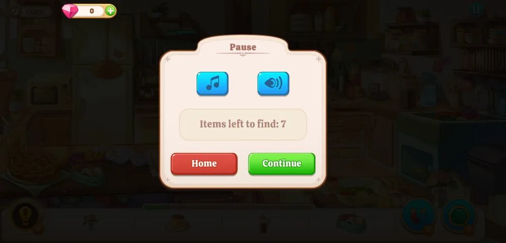 using the pause button in kawaii mansion