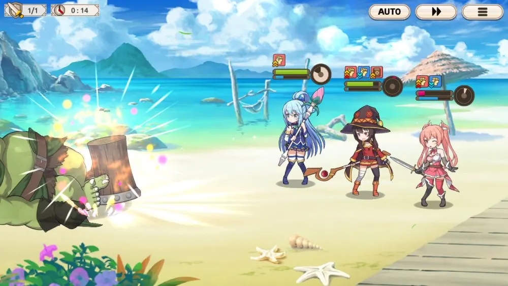 konosuba fantastic days gameplay