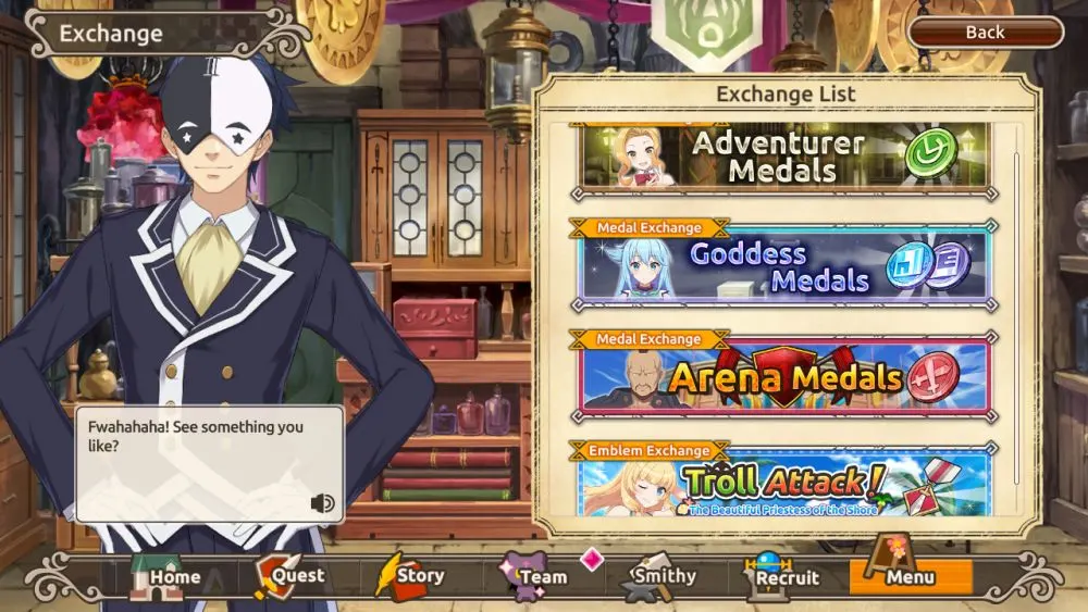 konosuba fantastic days medals