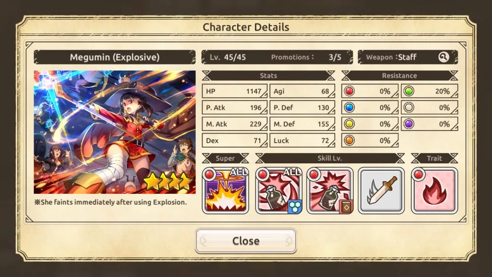 konosuba fantastic days megumin