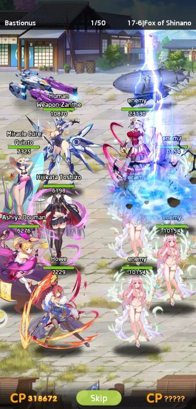 lost in paradise waifu connect battle