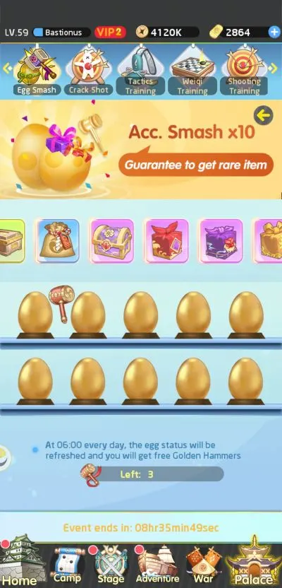 lost in paradise waifu connect egg smash