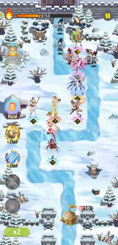 lost in paradise waifu connect fortress defense