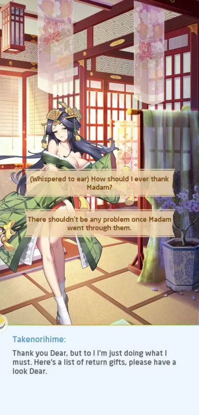 lost in paradise waifu connect return gifts