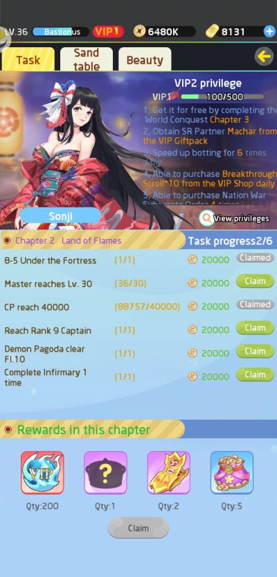 lost in paradise waifu connect tasks